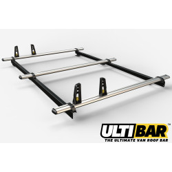 Ford Transit Connect 2002 - 2013 Roof Bars - 3 bar ULTI System (8x4 capacity) L2H1